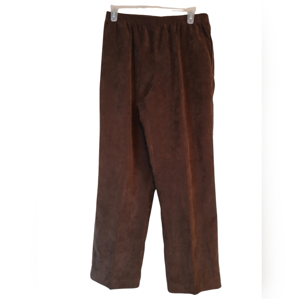 Alfred Dunner pants corduroy womens size 8 like new